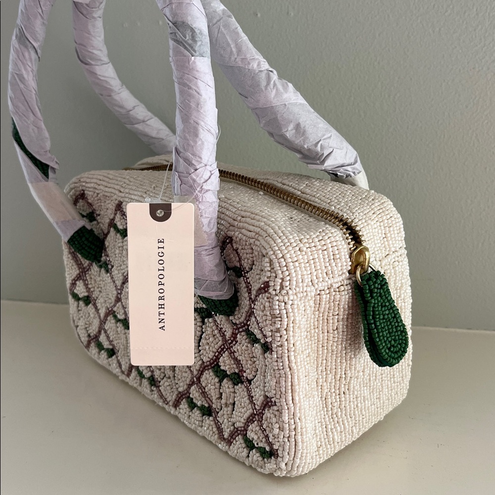 BEADED BOX-SHAPED BAG - Picture 3 of 7